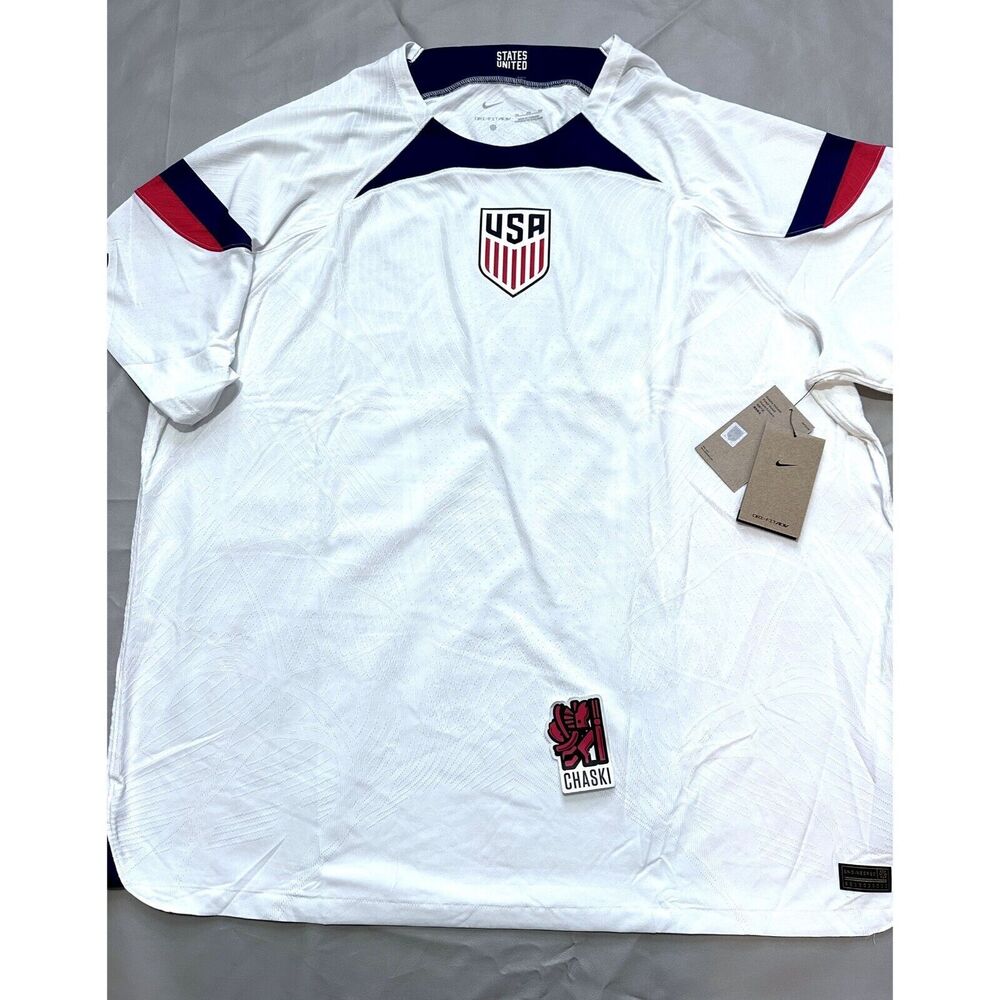 NIKE Men’s 3X USA National Team USMNT soccer 2022/2023 Vapor Jersey DN0638-101